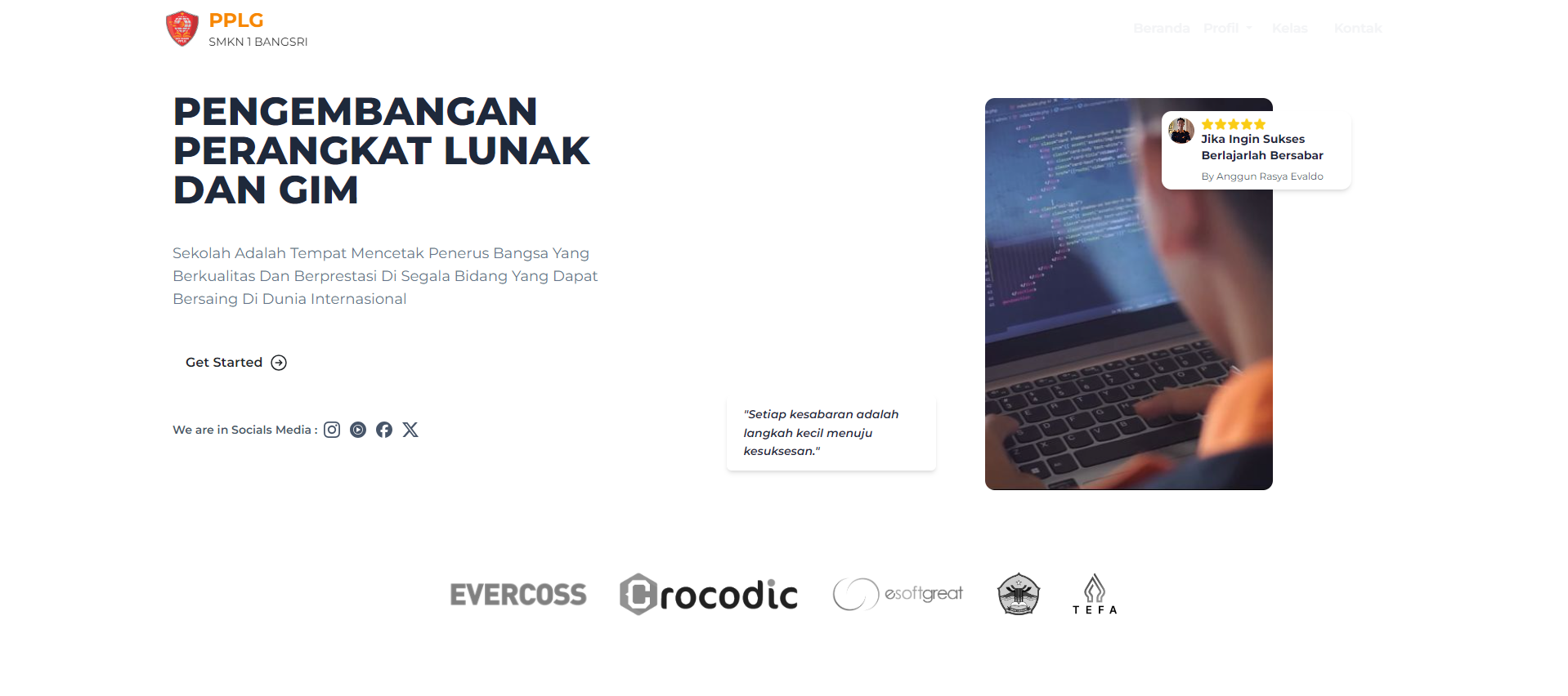 Website Profile Jurusan PPLG